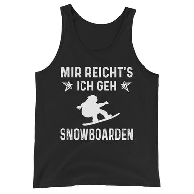 Mir Reicht's Ich Gen Snowboarden - Herren Tanktop snowboarden xxx yyy zzz Black