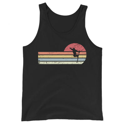 Sonne und Retro Linies - Skifahren - Herren Tanktop klettern ski xxx yyy zzz Black