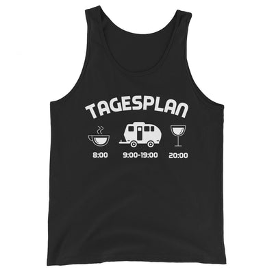 Tagesplan 2 - Herren Tanktop camping xxx yyy zzz Black