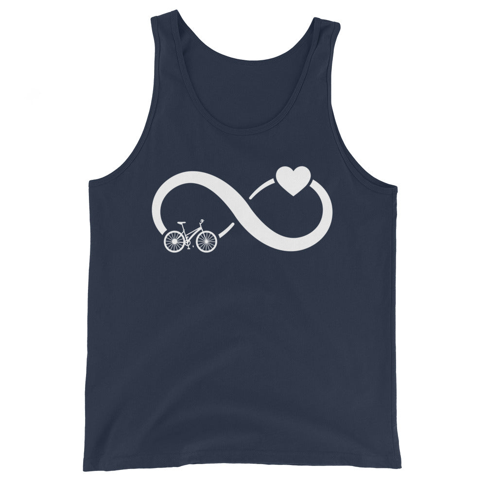 Infinity Heart and Cycling - Herren Tanktop fahrrad xxx yyy zzz Navy