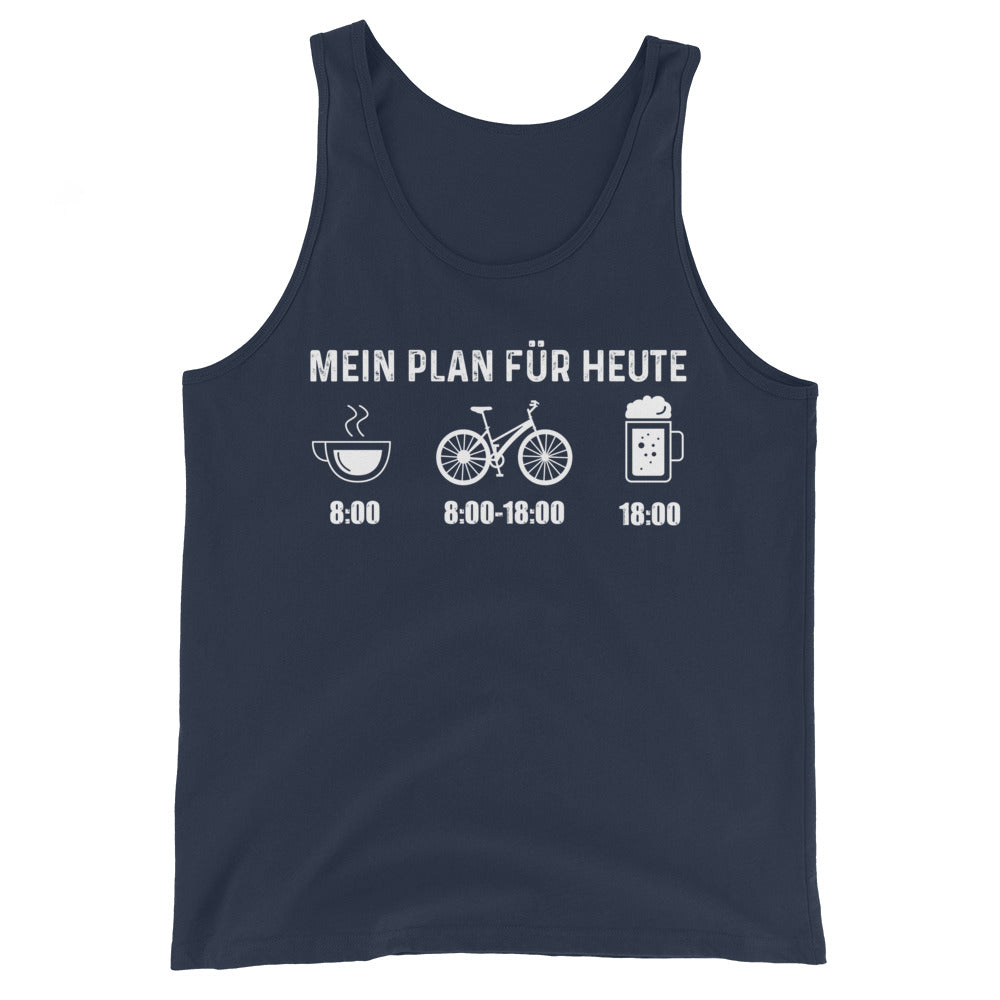 Mein Plan Für Heute - Herren Tanktop fahrrad xxx yyy zzz Navy