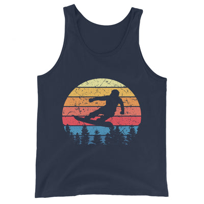 Snowboard Vintage - Herren Tanktop snowboarden xxx yyy zzz Navy