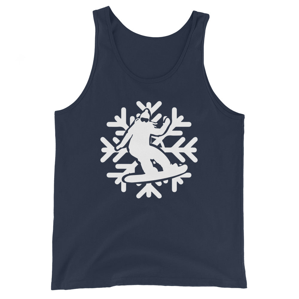 Snowflake - Snowboarding - Herren Tanktop snowboarden xxx yyy zzz Navy