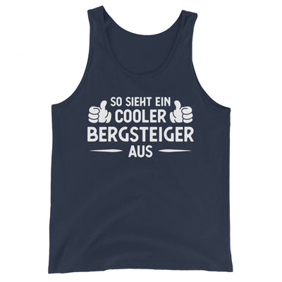 So Sieht Ein Cooler Bergsteiger Aus - Herren Tanktop klettern xxx yyy zzz Navy