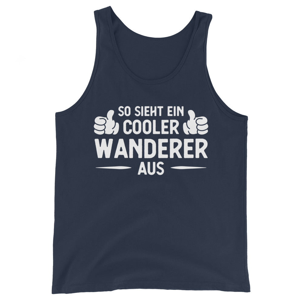 So Sieht Ein Cooler Wanderer Aus - Herren Tanktop wandern xxx yyy zzz Navy