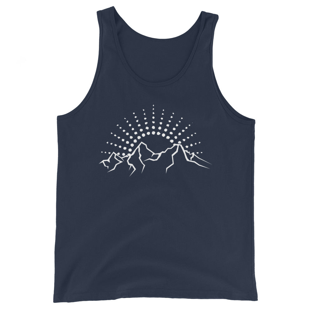 Sonne - Berge - Herren Tanktop berge xxx yyy zzz Navy