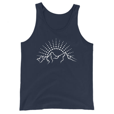 Sonne_-_Berge_(B)(2) - Men’s Staple Tank Top | Bella + Canvas 3480 xxx yyy zzz Navy