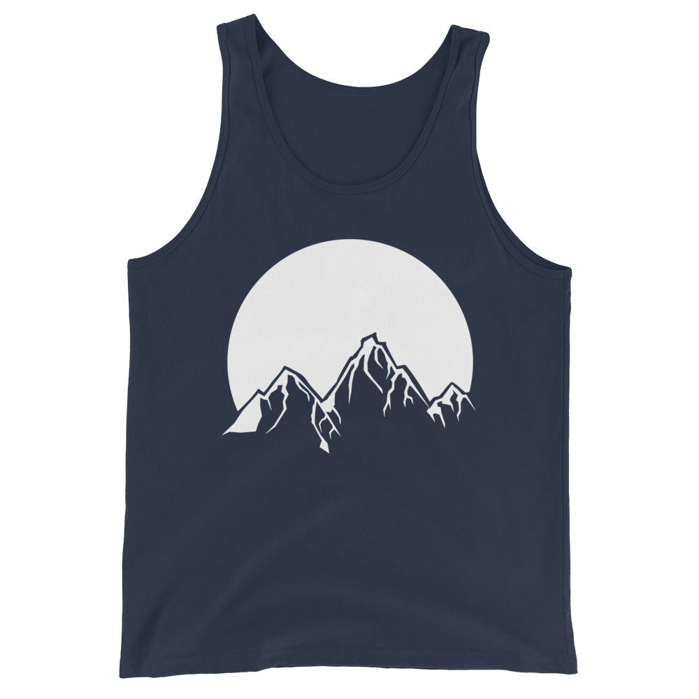 Sonne - Berge - - Herren Tanktop berge xxx yyy zzz Navy