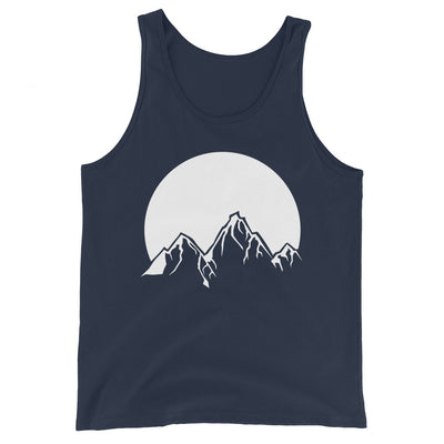 Sonne_-_Berge_-_(B) - Men’s Staple Tank Top | Bella + Canvas 3480 xxx yyy zzz Navy