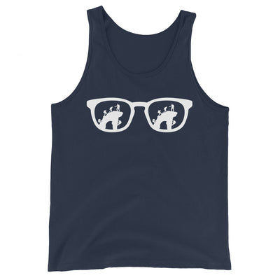 Sonnenbrille und Klettern - Herren Tanktop klettern xxx yyy zzz Navy