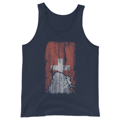 Schweizer Flagge 1 und Klettern - Herren Tanktop klettern xxx yyy zzz Navy