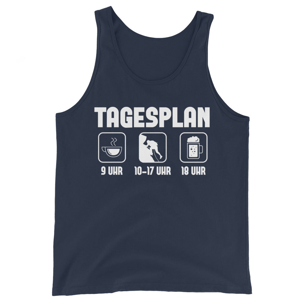 Tagesplan - (K) - Herren Tanktop klettern xxx yyy zzz Navy