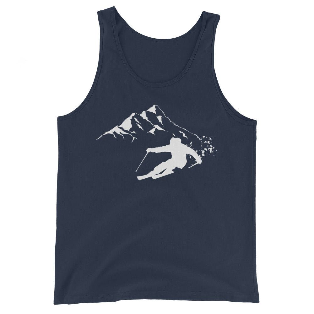 Tiefschnee Skier - Herren Tanktop klettern ski xxx yyy zzz Navy