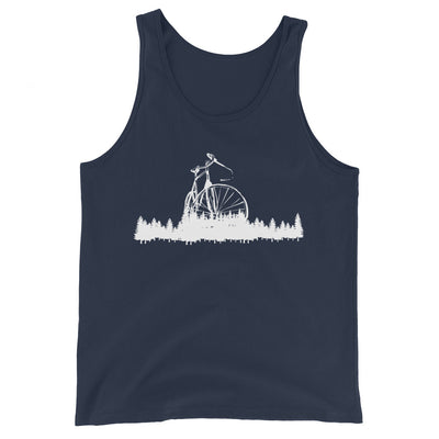 Bäume - Radfahren - (F) (4) - Men’s Staple Tank Top | Bella + Canvas 3480 xxx yyy zzz Navy