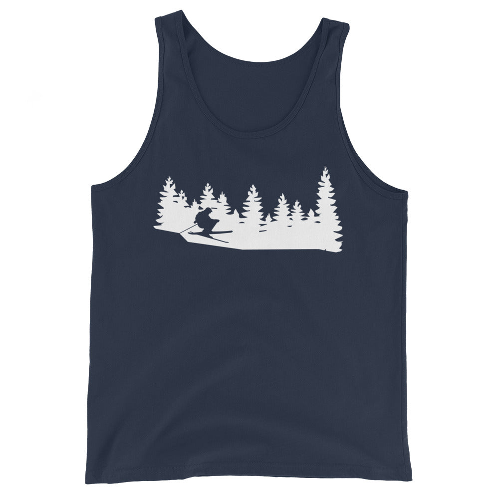 Bäume - Skifahren - Herren Tanktop klettern ski xxx yyy zzz Navy