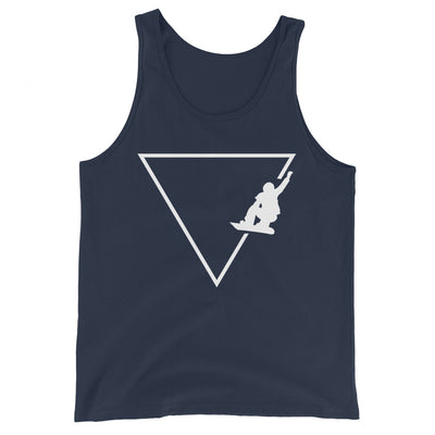 Dreieck 1 und Snowboarding - Herren Tanktop snowboarden xxx yyy zzz Navy