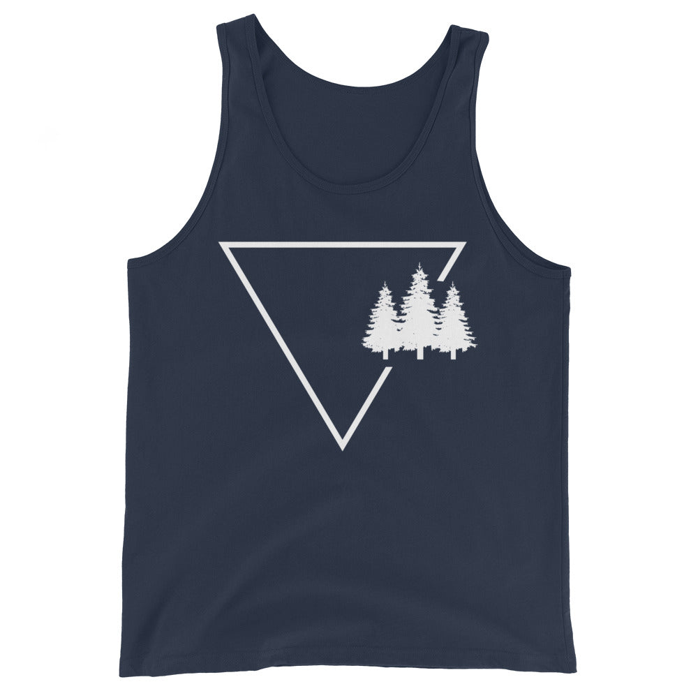 Dreieck 1 und Bäume - Herren Tanktop camping xxx yyy zzz Navy