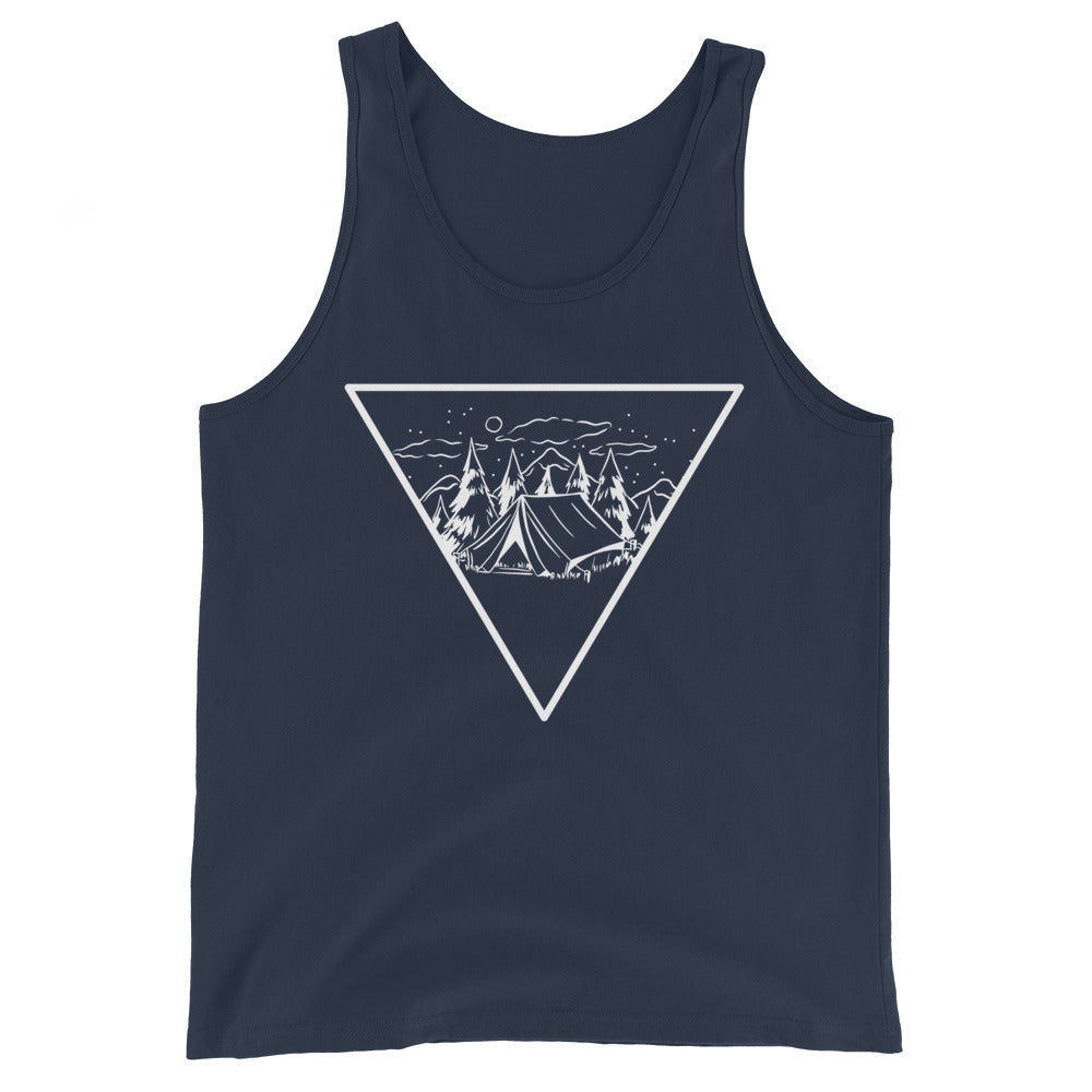 Dreieck und Camping - Herren Tanktop camping xxx yyy zzz Navy