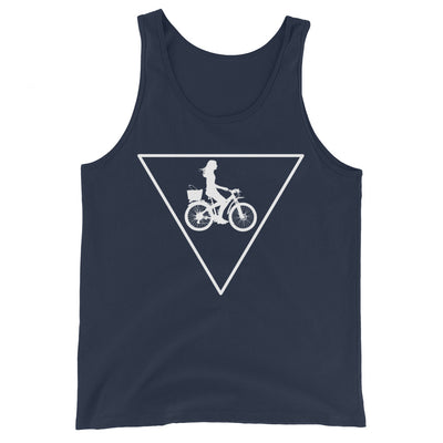 Dreieck und Radfahren - Herren Tanktop fahrrad xxx yyy zzz Navy