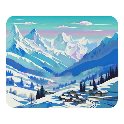 Berge und Schnee - Landschaft - Mauspad ski xxx Default Title