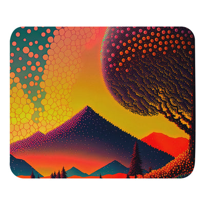 Berge und warme Farben - Punktkunst - Mauspad berge xxx Default Title