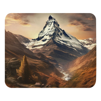 Matterhorn - Epische Malerei - Landschaft - Mauspad berge xxx Default Title