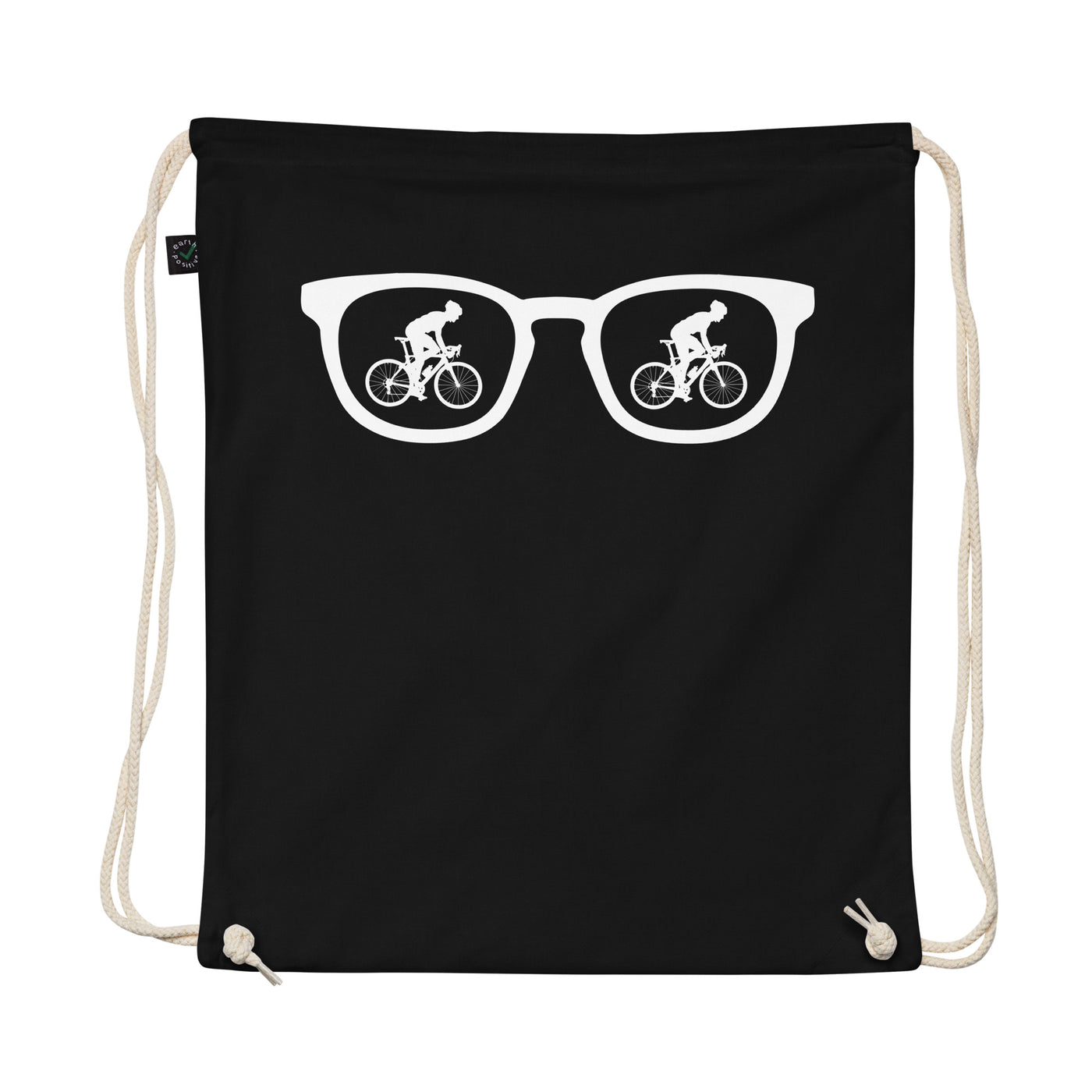 Sunglasses And Cycling 1 - Organic Turnbeutel fahrrad