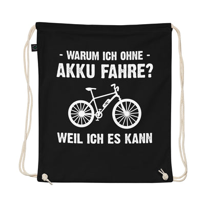 Warum Ich Ohne Akku Fahre Weil Ich Es Kann - Organic Turnbeutel e-bike