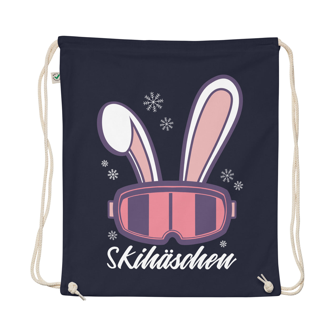 Skihäschen - (S.K) - Organic Turnbeutel klettern