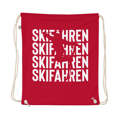 Skifahren - Organic Turnbeutel ski