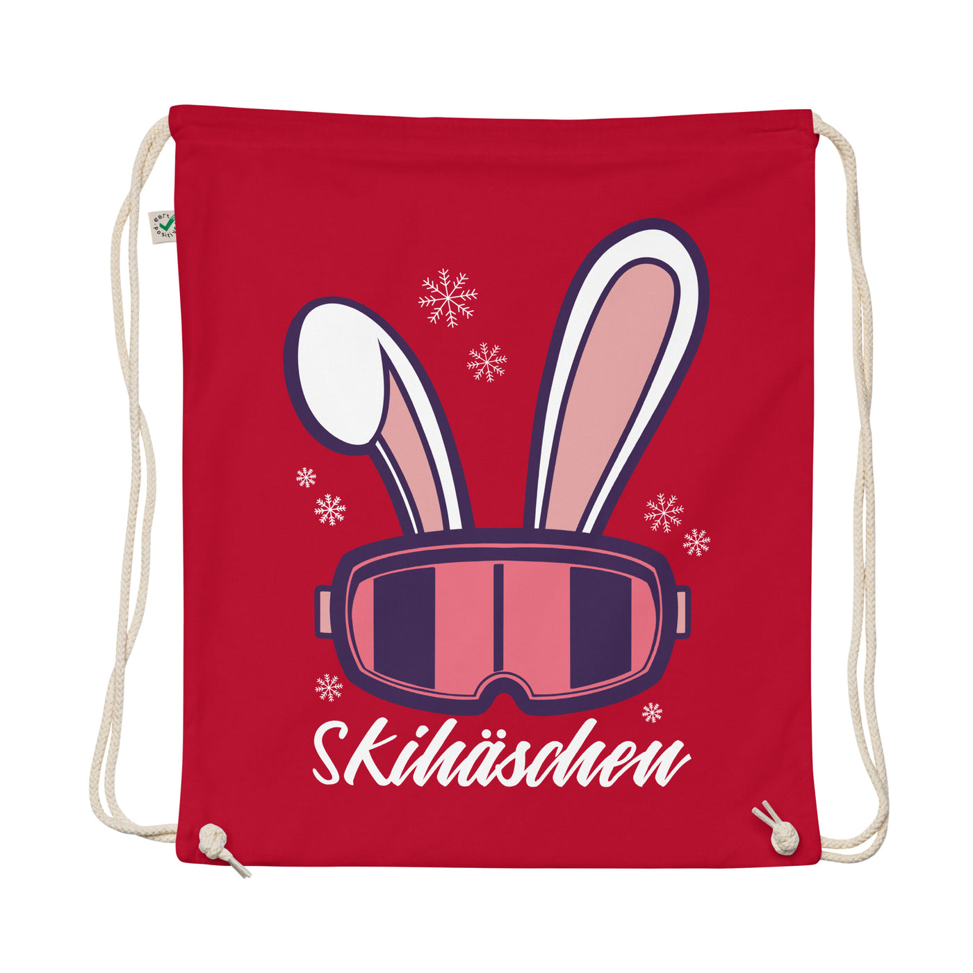Skihäschen - (S.K) - Organic Turnbeutel klettern