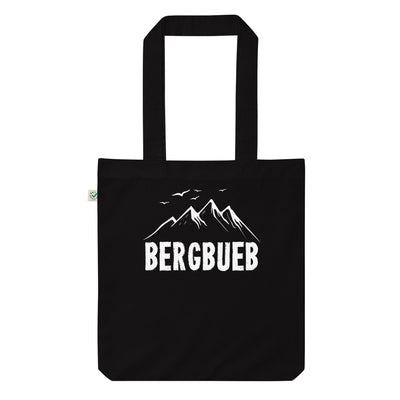 Bergbueb - Organic Einkaufstasche berge Schwarz