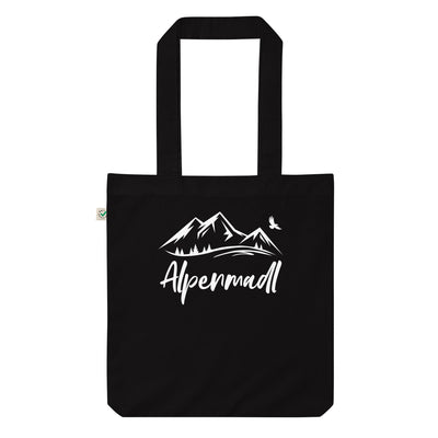 Alpenmadl - Organic Einkaufstasche berge Black