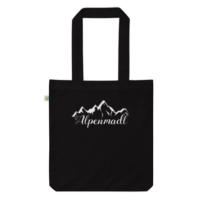 Alpenmadl - Organic Einkaufstasche berge Black