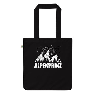 Alpenprinz - Organic Einkaufstasche berge Black