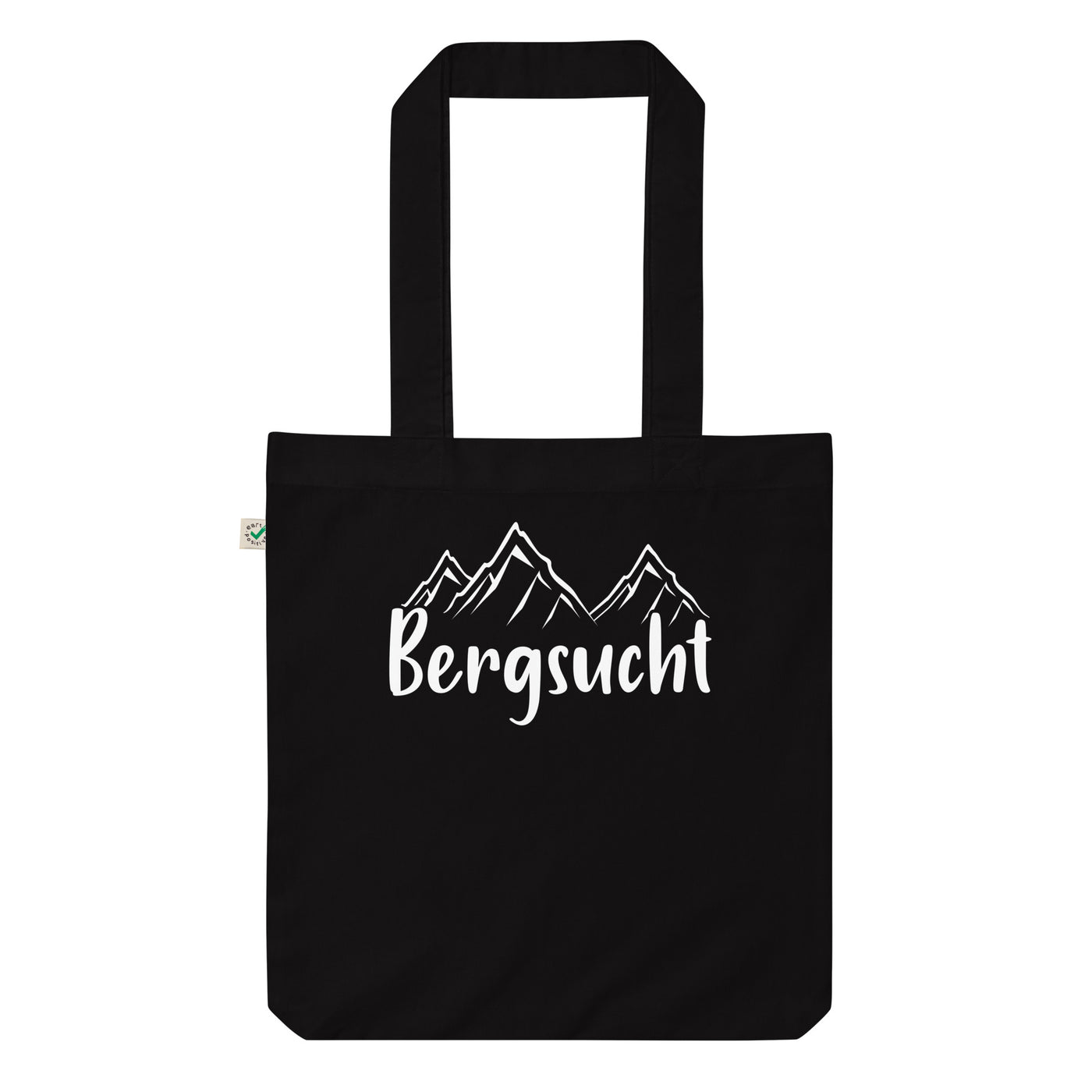 Bergsucht - Organic Einkaufstasche berge klettern