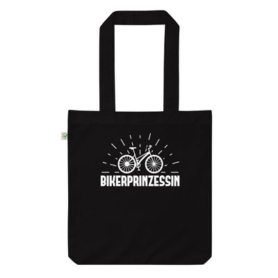 Bikerprinzessin - Organic Einkaufstasche fahrrad Black