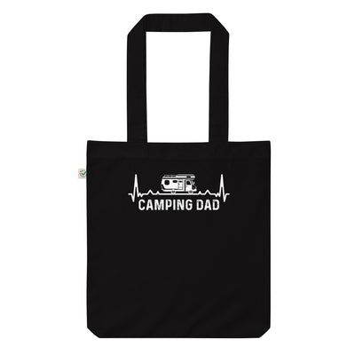 Camping Dad 3 - Organic Einkaufstasche camping Black