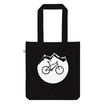 Kreis - Berg - Radfahren - Organic Einkaufstasche fahrrad Black