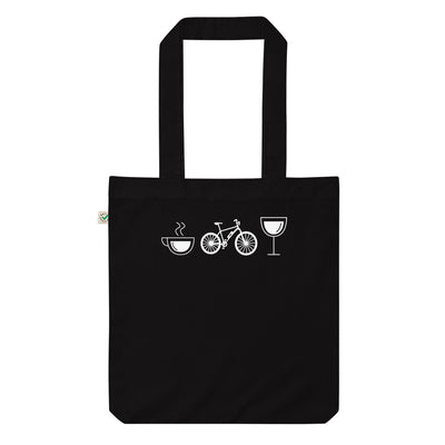 Kaffee, Wein Und E-Bike - Organic Einkaufstasche e-bike