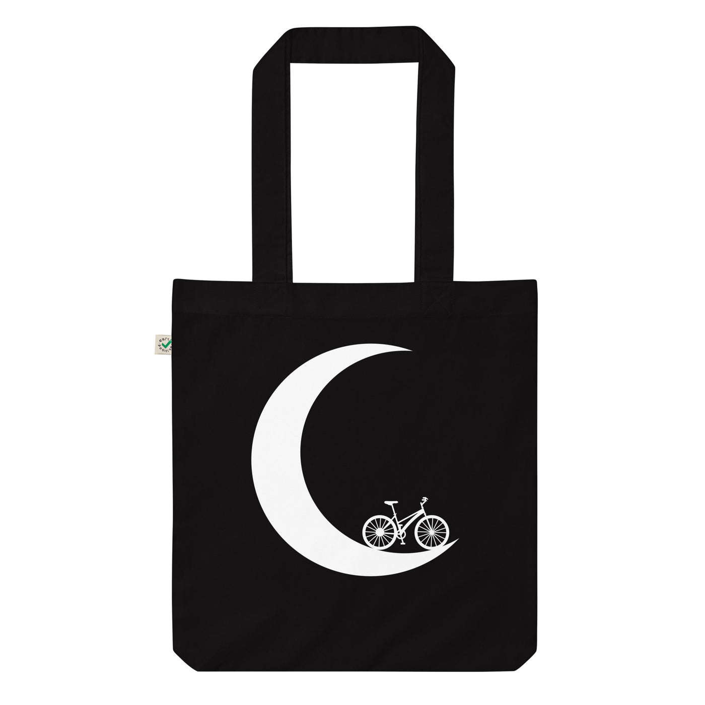 Halbmond - Radfahren - Organic Einkaufstasche fahrrad