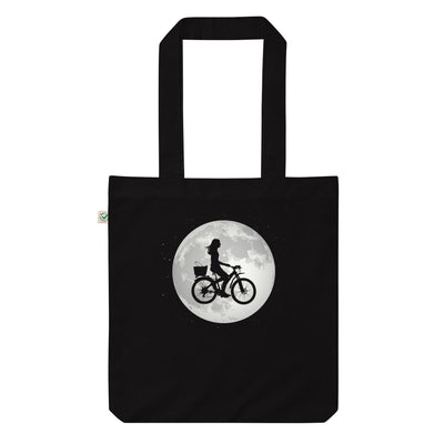 Vollmond – Radfahren Für Frauen - Organic Einkaufstasche fahrrad Black