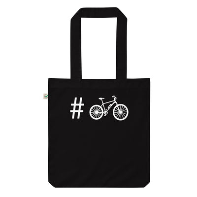 Hashtag - E-Bike - Organic Einkaufstasche e-bike Black
