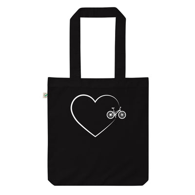 Herz 2 Und Fahrrad - Organic Einkaufstasche fahrrad