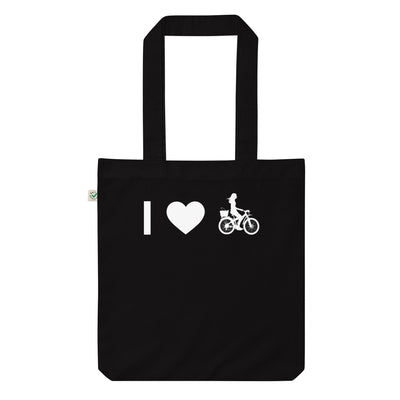 Herz Und Female Cycling - Organic Einkaufstasche fahrrad