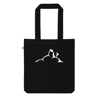 Berg - Klettern - Organic Einkaufstasche klettern Black