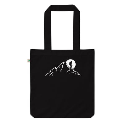 Berg - Wandern - (18) - Organic Einkaufstasche wandern Black