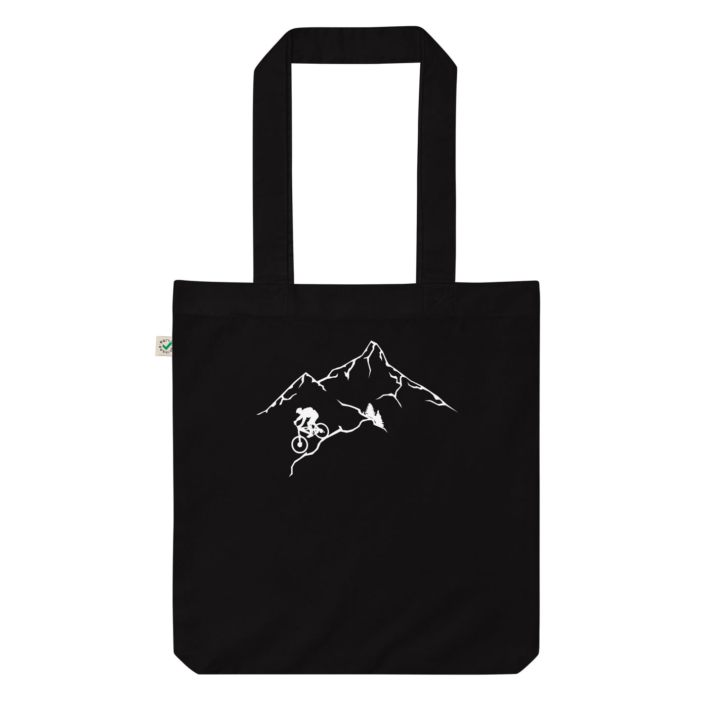 Berg - Mountainbiken - (M) - Organic Einkaufstasche