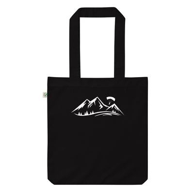 Berg- Und Paragliding - Organic Einkaufstasche berge Black