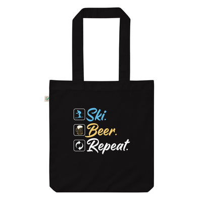Ski. Beer. Repeat. - (S.K) - Organic Einkaufstasche klettern